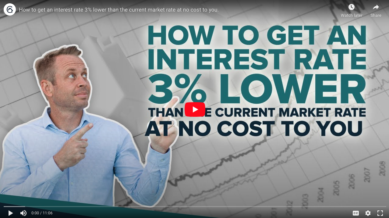 How to get an interest rate 3% lower than the current market rate at no cost to you